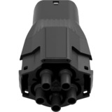 NRGkick Adaptateur de prise pour bornes de recharge Type 2, max. 32A, 22kW Noir/Rouge