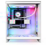 NZXT H7 Flow RGB ( 2024 )  boîtier midi tower Blanc | 2x USB-A | 1x USB-C | RGB | Verre Trempé