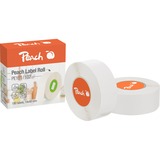 Peach PE101 Blanc, Étiquette Blanc, Thermique directe, Bisphénol A (BPA), 1,4 cm, 4 cm, 180 pièce(s)