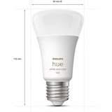 Philips Hue 8719514291317A Éclairages intelligents, Lampe à LED Philips Hue White and Color ambiance 8719514291317A, Ampoule intelligente, Bluetooth/Zigbee, Blanc, LED, E27, A60