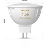 Philips Hue White Ambiance MR16 Smarter Spot pack double 400 lm, Lampe à LED 