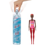  Poupée Barbie Color Reveal paillettes ! Changement de cheveux paillettes bleues 