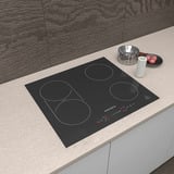 Respekta 15110000000726, Jeu de cuisinière Noir