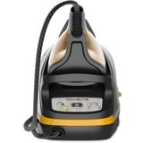 Rowenta DG764 2200 W 1,1 L Semelle Laser HD Microsteam 400 Noir, Or, Centrales à vapeur Noir/Orange, 2200 W, 325 g/min, Semelle Laser HD Microsteam 400, 6,4 bar, 1,1 L, 100 g/min