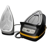 Rowenta DG764 2200 W 1,1 L Semelle Laser HD Microsteam 400 Noir, Or, Centrales à vapeur Noir/Orange, 2200 W, 325 g/min, Semelle Laser HD Microsteam 400, 6,4 bar, 1,1 L, 100 g/min