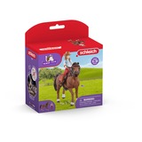 Schleich Horse Club - Hannah & Cayenne, Figurine 