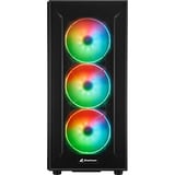 Sharkoon TG6M RGB reconditionné boîtier midi tower Noir | 4x USB-A | RGB | Window