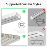 SwitchBot Smart Curtain 3 U Rail, Ouvre-rideau Blanc