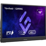 ViewSonic VX1654 téléviseur et moniteur portables Moniteur portable Noir 39,6 cm (15.6") LED 1920 x 1080 pixels 16"  Noir, 39,6 cm (15.6"), LED, 1920 x 1080 pixels, Full HD, 16:9, 4,65 ms