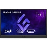 ViewSonic VX1654 téléviseur et moniteur portables Moniteur portable Noir 39,6 cm (15.6") LED 1920 x 1080 pixels 16"  Noir, 39,6 cm (15.6"), LED, 1920 x 1080 pixels, Full HD, 16:9, 4,65 ms