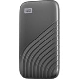 WD My Passport 4000 Go Gris SSD externe Gris, 4000 Go, USB Type-C, 3.2 Gen 2 (3.1 Gen 2), 1050 Mo/s, Protection par mot de passe, Gris