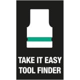 Wera 9607 Cap magnétique B Impaktor 1, Clés mixtes à cliquet Noir/Vert, 10 pièces