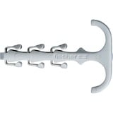 fischer Collier double Steckfix plus SF plus ZS 10, Pince Gris clair