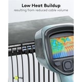 goobay Câble de raccord ultrafin Cat.6a slim, U/FTP Noir