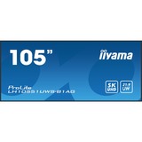 iiyama LH10551UWS-B1AG, Affichage public Noir