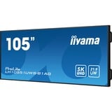 iiyama LH10551UWS-B1AG, Affichage public Noir