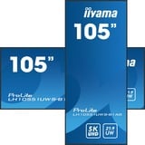 iiyama LH10551UWS-B1AG, Affichage public Noir