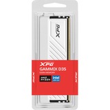 ADATA GAMMIX D35 module de mémoire 32 Go 1 x 32 Go DDR4 288-pin DIMM, Mémoire vive Blanc, 32 Go, 1 x 32 Go, DDR4, 3200 MHz, 288-pin DIMM