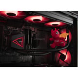 ALTERNATE Custom PC Series • Red Lucky Elements, PC gaming Noir