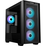 ASUS A21 PLUS Micro Tower Noir boîtier mini tower Noir | 2x USB-A | RGB | Verre Trempé