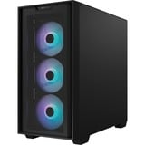 ASUS A21 PLUS Noir boîtier mini tower Noir | 2x USB-A | RGB | Verre Trempé