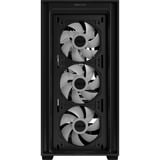 ASUS A21 PLUS Noir boîtier mini tower Noir | 2x USB-A | RGB | Verre Trempé