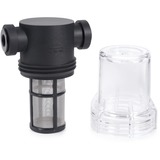 Alphacool Filtre à particules en ligne ES Big 2x G1/4" IG/IG Noir/transparent