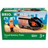 BRIO World train de voyageurs orange et noir, Jeu véhicule 