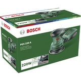 Bosch PEX 220 A Ponceuse orbitale 24000 OPM Noir, Vert Vert/Noir, Ponceuse orbitale, Noir, Vert, 24000 OPM, 1,25 mm, 80 dB, 77 dB