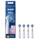 Braun Sensitive Clean 4 pièce(s) Blanc, Tête brosse à dent électrique Blanc, 4 pièce(s), Blanc, 3 mois, Extra doux, Oral-B, Boîte
