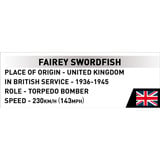 COBI Fairey Swordfish Executive Edition, Jouets de construction 