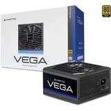 Chieftec Vega 750W Series PPG-750-S unité d'alimentation d'énergie 20+4 pin ATX ATX Noir alimentation  750 W, 100 - 240 V, 20+4 pin ATX, 60 cm, 400 mm, 400 mm