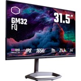 Cooler Master Gaming GM32-FQ 80 cm (31.5") 2560 x 1440 pixels Quad HD LED Noir, Argent, Moniteur gaming Noir, 80 cm (31.5"), 2560 x 1440 pixels, Quad HD, LED, 1 ms, Noir, Argent
