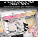 Corsair NAUTILUS 360 RS ARGB Reconditionné, Watercooling Blanc