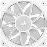 Corsair iCUE RX120 RGB Single, Ventilateur de boîtier Blanc, 4 broches PWM