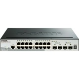D-Link DGS-1510-20/E commutateur réseau Géré L2/L3 Gigabit Ethernet (10/100/1000) 1U Gris, Switch Géré, L2/L3, Gigabit Ethernet (10/100/1000), Full duplex, Grille de montage, 1U