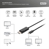 Digitus AK-300334-020-S, Câble Noir