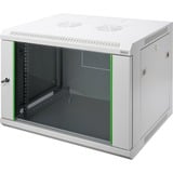 Digitus Armoire murale 483 mm, 12 UH, Armoire informatique Gris clair