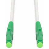 Digitus Câble de raccordement fibre optique simplex, renforcé en acier, monomode, LC/APC > LC/APC Blanc