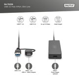 Digitus Hub USB 3.0 4 ports ligne fine Noir