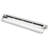 Digitus Panneau modulaire, 24 ports RJ-45, Panneau de brassage Argent