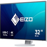 EIZO FlexScan EV3285 31.5" 4K Ultra HD Moniteur Blanc, 80 cm (31.5"), 3840 x 2160 pixels, 4K Ultra HD, LED, 5 ms, Blanc