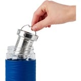 Emsa N20805 420 ml Transparent, Gobelet thermique Bleu/transparent, Transparent, Verre, Silicone, Acier inoxydable, Chine, 420 ml, 82 mm