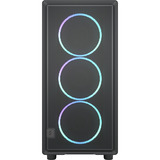 Fractal Design  boîtier midi tower Noir | 2x USB-A | 1x USB-C | RGB | Window