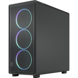 Fractal Design  boîtier midi tower Noir | 2x USB-A | 1x USB-C | RGB | Window
