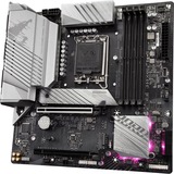 GIGABYTE B760M AORUS ELITE AX carte mère socket 1700 Argent, RAID, 2.5 Gb-LAN, WLAN, BT, Sound, µATX