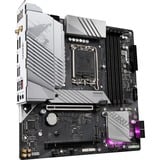 GIGABYTE B760M AORUS ELITE AX carte mère socket 1700 Argent, RAID, 2.5 Gb-LAN, WLAN, BT, Sound, µATX