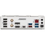 GIGABYTE B760M AORUS ELITE AX carte mère socket 1700 Argent, RAID, 2.5 Gb-LAN, WLAN, BT, Sound, µATX
