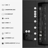 Hisense 75E7S 75" 4K Ultra HD TV QLED Noir, 190,5 cm (75"), 3840 x 2160 pixels, DLED, Smart TV, Wifi, Noir