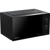 Hisense H20MOBP1G, Four à micro-ondes Noir, Comptoir, Micro-ondes grill, 20 L, 700 W, Rotatif, Noir
